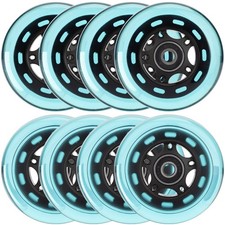 Inline Skate Wheels Replacement Kit, 85A, 8-Pack Indoor Roller Blade wheels...