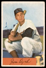 1954 Bowman #85 JIM DYCK  Baltimore Orioles  VGEX-EX