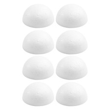 8 Pcs 4 Inch Half Foam Balls Half Round Foam Balls for DIY Crafts Projects Arts