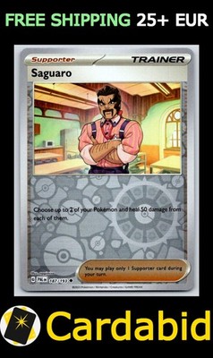 Saguaro - PAL #187/193 SV02: Paldea Evolved Reverse Holofoil LP