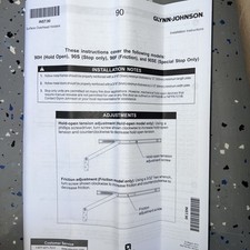 Glynn-Johnson 906H-Us32d Overhead Door Stop  Holder,45-1/16 To 51 In.