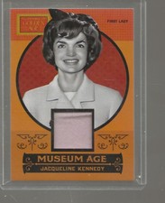 JACQUELINE KENNEDY 2014 Panini Golden Age Museum Age Wardrobe Relic First Lady