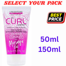 Professional Curl Defining Creme Gel with Moringa Oil Frizz Control Curls, Waves