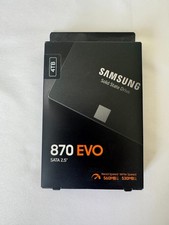  SAMSUNG 870 EVO 4TB 2.5 Inch SATA III Internal SSD (MZ-77E4T0B/AM) , Black