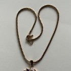 VTG Multi-Color Crystal Pendant Necklace & Matching Clip Earrings - Gorgeous! — photo 5
