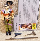 Complete Really Nice Vintage 1987 GI Joe Dreadnok Zanzibar v1 With Filecard