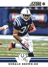 2012 Score GLOSSY #294 Donald Brown Indianapolis Colts