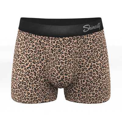 Shinesty The Wild Cat Leopard Print Ball Hammock  Pouch Trunks Underwear