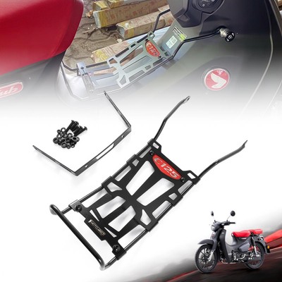 GUARD CENTER RACK CARRIER LUGGAGE BLACK FOR HONDA C125 SUPER CUB BIKE