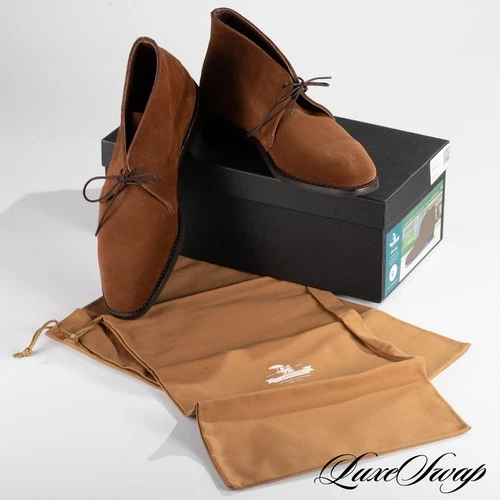 NIB #1 MENSWEAR The Armoury Made in England Rustique Suede Reade Chukka Boots 10
