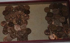 1951 p D S Lincoln Wheat Cent  3 Rolls (50X3) ~EF-AU