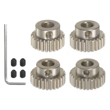 48P Pinion Motor Gear Set 24T 25T 26T 27T 5mm RC Motor Shaft Aluminum