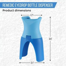 Reusable Eye Drops Holder Bottle Helper Dispenser Aid Device