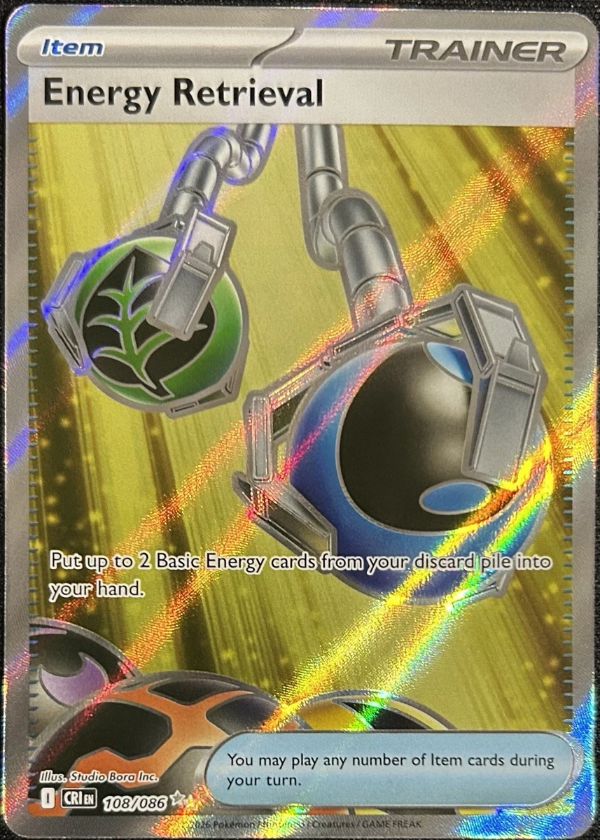 energy retrieval pokemon card value You may play any number of Item cards during your turn Energy Retrieval 99/98 - XY