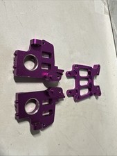 Hpi Savage Purple Aluminum Front Shock Tower And Bulkheads