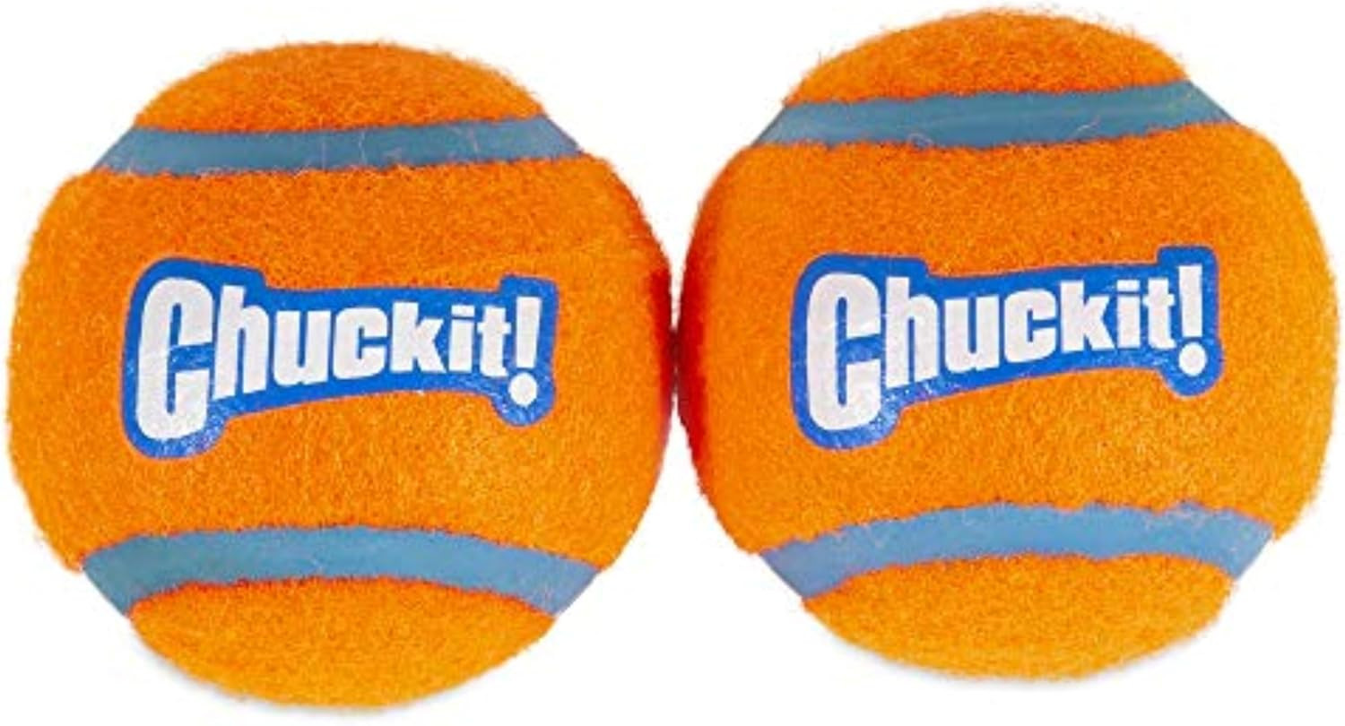Chuckit! Dog Tennis Ball Dog Toy, Large (3 Inch Diameter) for Dogs 60-100 Lbs, P