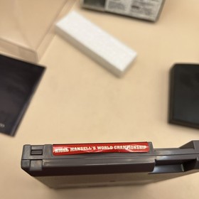 Nigel Mansell&rsquo;s World Championship Racing (Nintendo NES 1993) Complete CIB RARE!