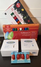 New C9 Christmas Holiday Lights  Bulbs Assortment Brands Multicolor 104 Total