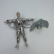 Quicksilver W/Tally Hawk  Complete Silverhawks 1986 Telepix Vintage Figure