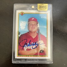 2015 Topps Archives John Kruk Auto (1991 Bowman) Phillies Baseball Card 01/21
