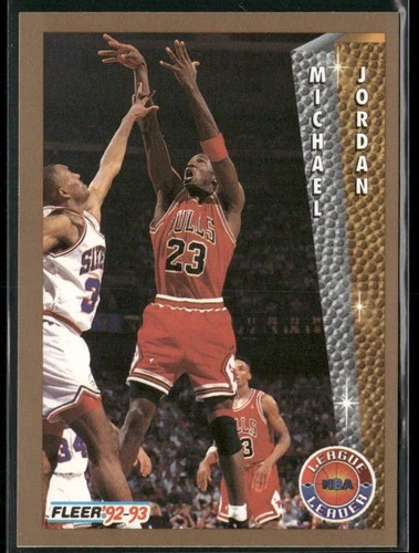 Michael Jordan 1992-93 Fleer #238 Chicago Bulls Card
