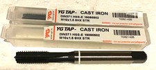 2 New YG TAP- CAST IRON M10x1.5 6HS STR. 4 Flute White Stripe HSS Plug