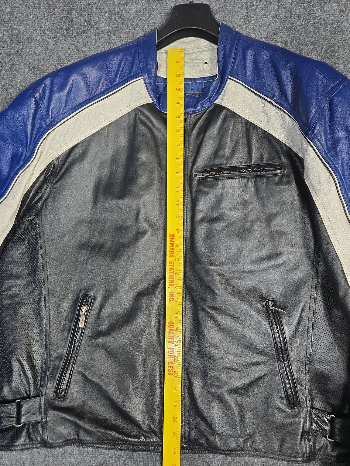 Wilsons Leather M. Julian Men's XXL Blue Black White … - Gem