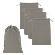 Headphone Bag, 5 Pcs 15.75x11.81 Inch Headset Carrying Pouch Gray