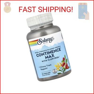 SOLARAY Continence Max w/Flowtrol, Veg Cap (Carton) | 90ct