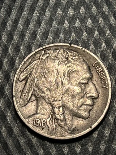 1916-S Buffalo Nickel - Nice low XF - #1