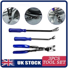 Auto Trim Clip Upholstery Removal Tool Door Panel Fastener Pin Pliers Puller Set