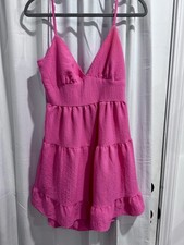 Women's Pink SHEIN Spaghetti Strap Dress size L