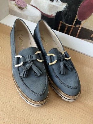 Gabor Damenschuhe Größe 40 Blau - Gebraucht - Wie Neu -