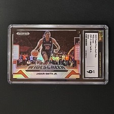 CSG 9-2022 Panini Prizm DP #WSJS Jabari Smith Jr WIDESCREEN SILVER PRIZM ROOKIE!