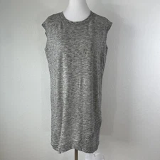 Active Life Womens Dress M Gray T Shirt Cap Sleeve Medium NWT