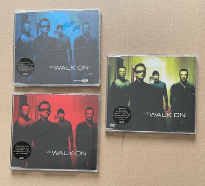 Lot 2 x CD + DVD U2 Walk on  ISLAND CID 788 + CIDX 788 + CIDV 788 (2001) MINT