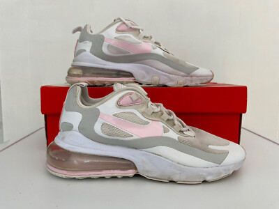 Nike Air Max 270 React Sneaker Weiß Pink Foam Größe UK 5 EU 38,5 CZ0372-101
