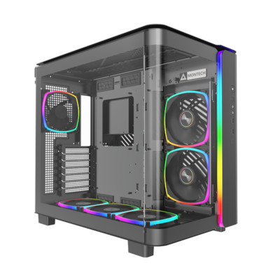 MONTECH KING 95 PRO (B) Dual-Chamber ATX Mid-Tower PC Gaming Case Black