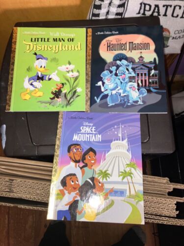 Lot de 3 petits livres d'or Parc Disney Walt Disney espace manoir hanté - Photo 1 sur 4