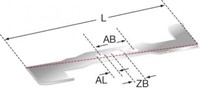Klinge Von Schneiden 419 Mm FüR AufsitzmäHer RasenmäHer AM104488