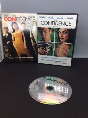 Confidence (DVD, 2003) Rachel Weisz Edward Burns Andy Garcia  Grifter Heist 