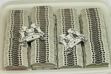 (114) Unused # WDU 2.5  Weidmuller Terminal Blocks, with (4)  WAP/2.5 end plates