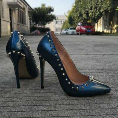 blue shoes womens heels