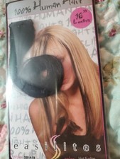 Easilites 16 in long Straight hair Pieces color hot fudge