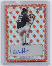 2022 Leaf Perfect Game #MA-AH1 Adam Hachman Orange Auto #/2