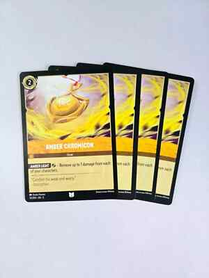 Amber Chromicon 32/204 Playset 4 cards - Shimmering Skies