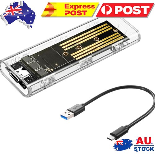 M.2 NGFF SATA Type C USB 3.1 Hard Disk Case 10Gbps for 2230 2242 2260 2280