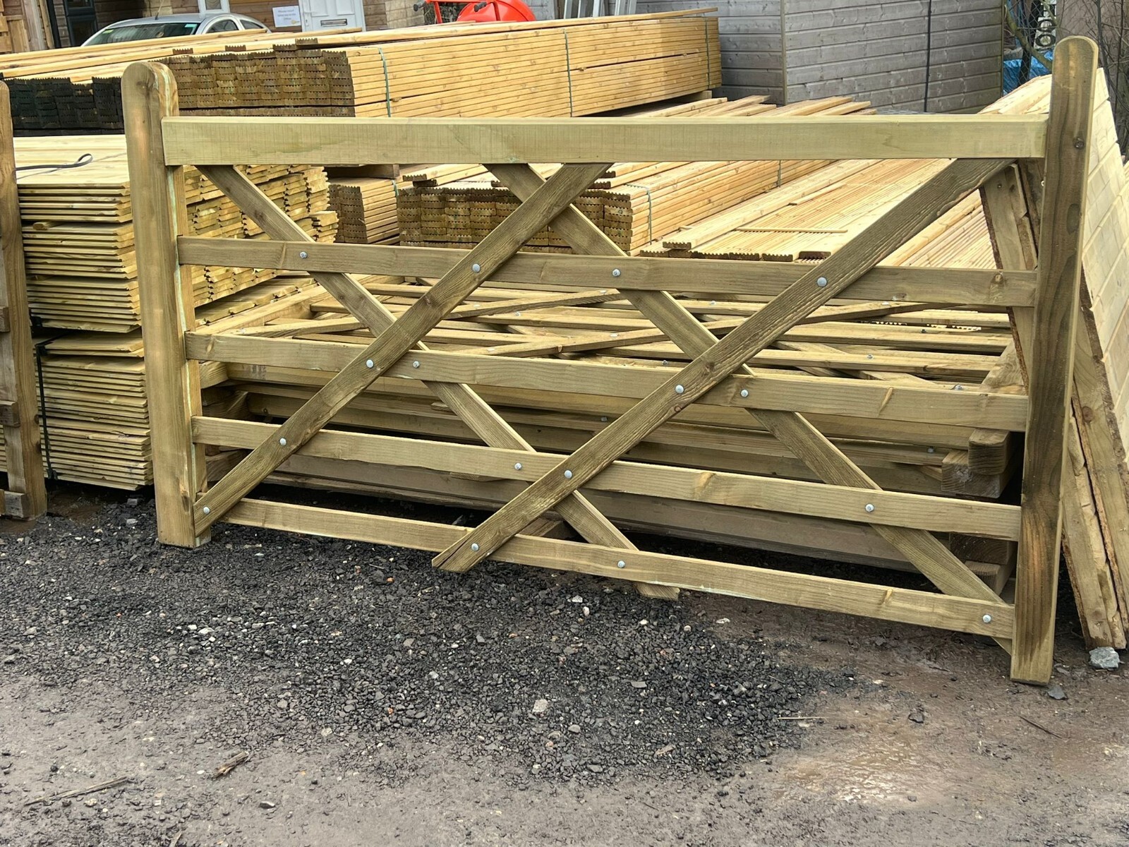 8 Foot Timber Field Gate