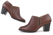 Vionic Upright Taber Ankle Boots Bootie Toffee Brown Size 9 MSRP 159.95