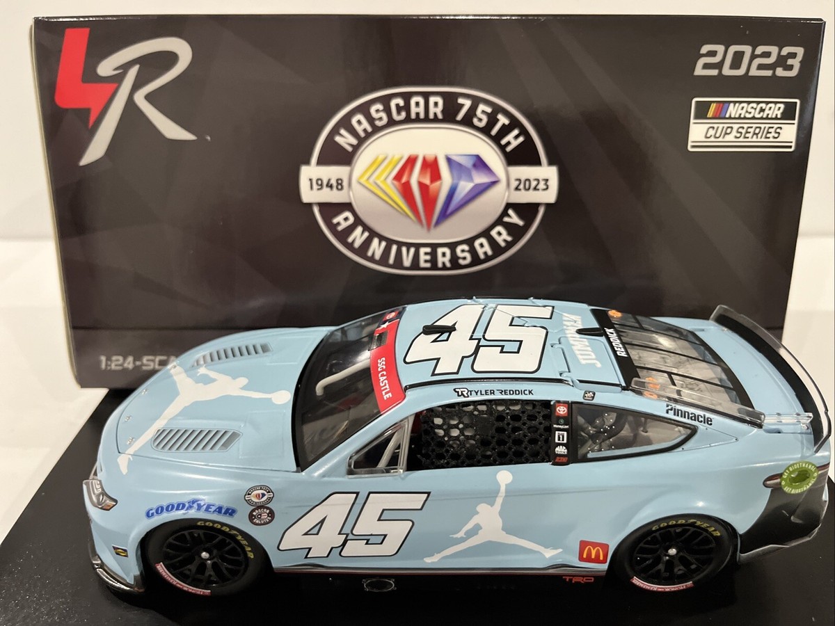 2023 #45 Tyler Reddick Jumpman Jordan Brand Carolina Blue 23XI | eBay